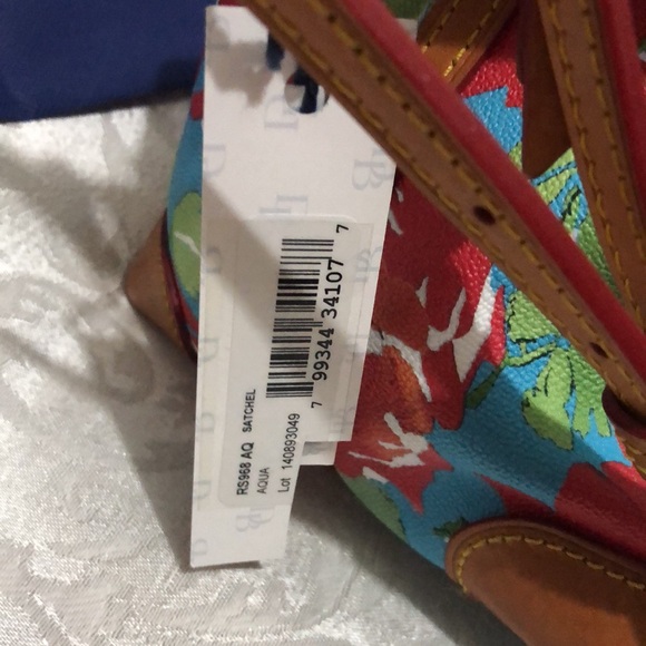 Dooney & Bourke Dome Zip Satchel Set Rose Garden Dooney Set.  New with Tags - Picture 5 of 13